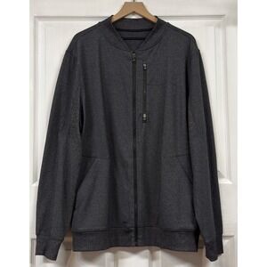 Lululemon Six Pack Jacket Heathered Black XXL